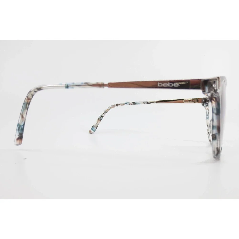 Bebe BB5215 Blue Floral Tortoise Rose Gold Optical Frames 52-16-135 Eyeglasses